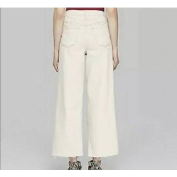 Wild Fable Cream Distressed High Rise Skater Jeans Sz 4 - Picture 11 of 11